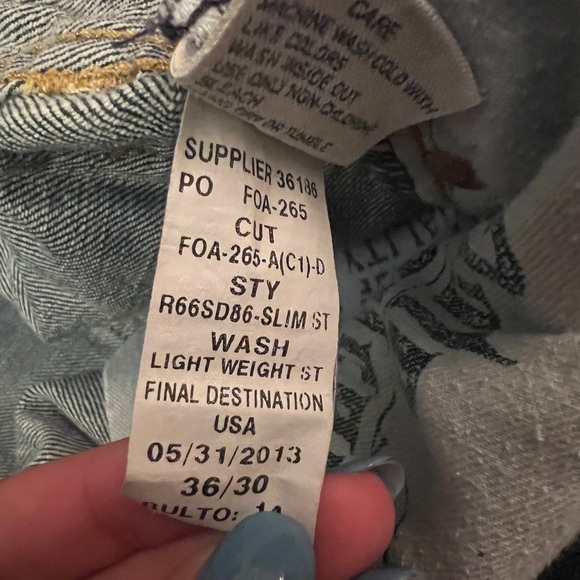 Vintage Ralph Lauren Polo Jeans Size 36 / 30 - Picture 4 of 6